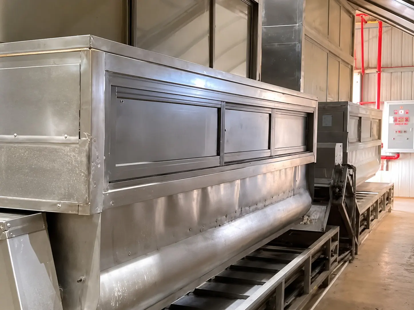 Stainless steel industrial drying tunnel equipment