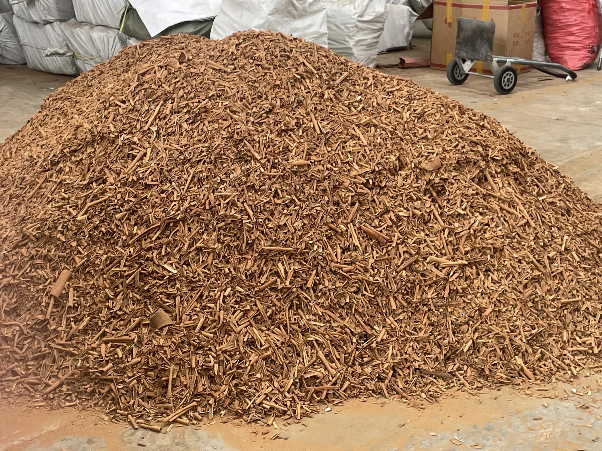 Broken Bark Chips